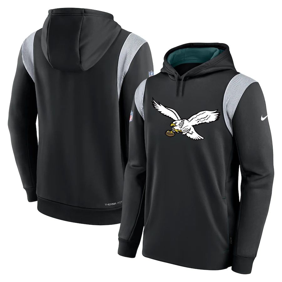 Men 2023 NFL Philadelphia Eagles black Sweatshirt style 10316->philadelphia eagles->NFL Jersey